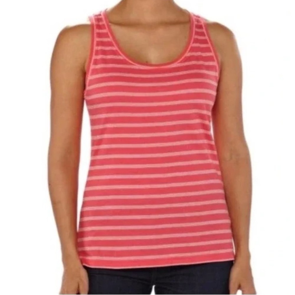 Patagonia W's Shallow Seas Tank – Miles Stripe: Shock Pink